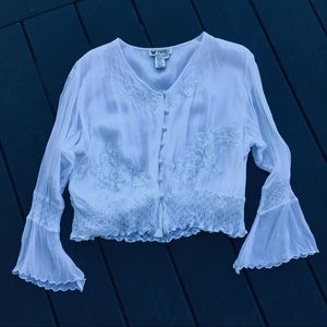 Papillon - Button up blouse. Size XL